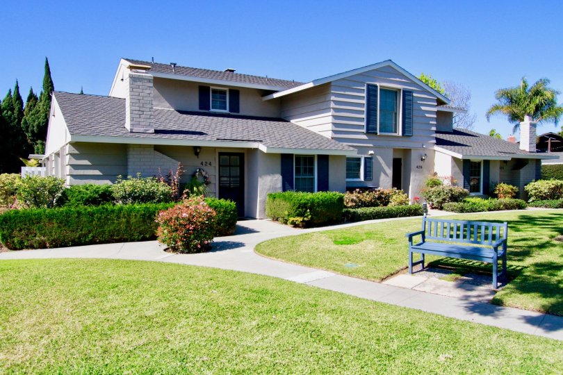 Cape Series Costa Mesa California amazing structure with sequencial homes with trees at back