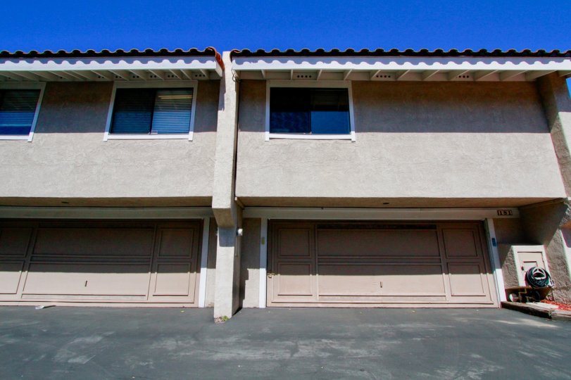 Fairview Village Costa Mesa California picture taken from low angle and building looks broader