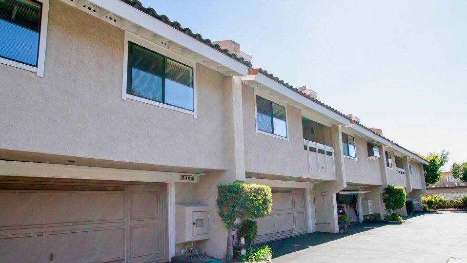 Beautiful view of villas having car parking and place in Fairview Village of Costa Mesa