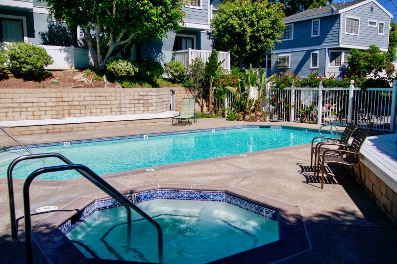 A perfect place to relax yourself and take a bath in the pool in the Garden Park Village.