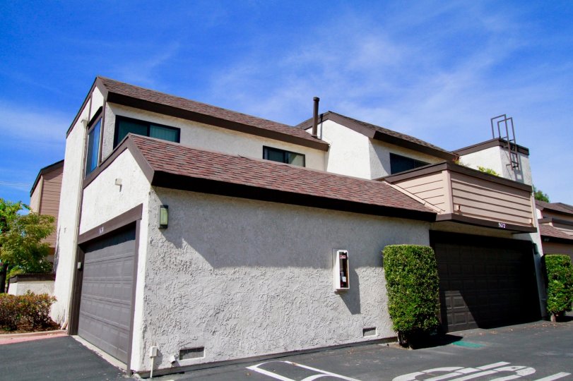 Bowers Condominiums Cypress California multiple colored brick model design roofing houses