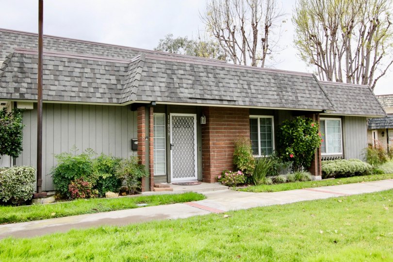 One level building made of bricks at the entrance located in Tiburon North community.