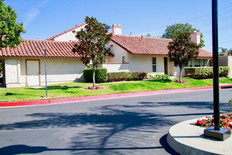 Excellent view of Villa with trees in La Cuesta By the Sea of Huntington Beach