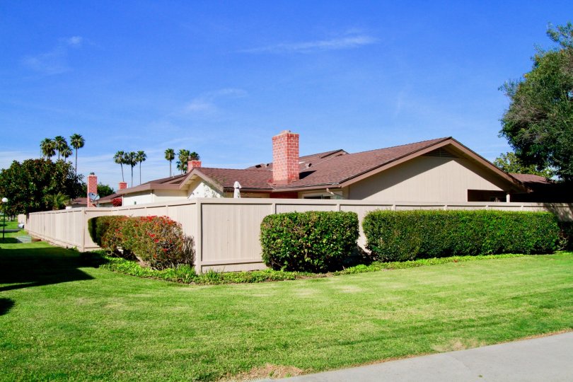 Beautiful condo with a fenced yard in the Villa Pacific neighborhood of Huntington Beach, California.