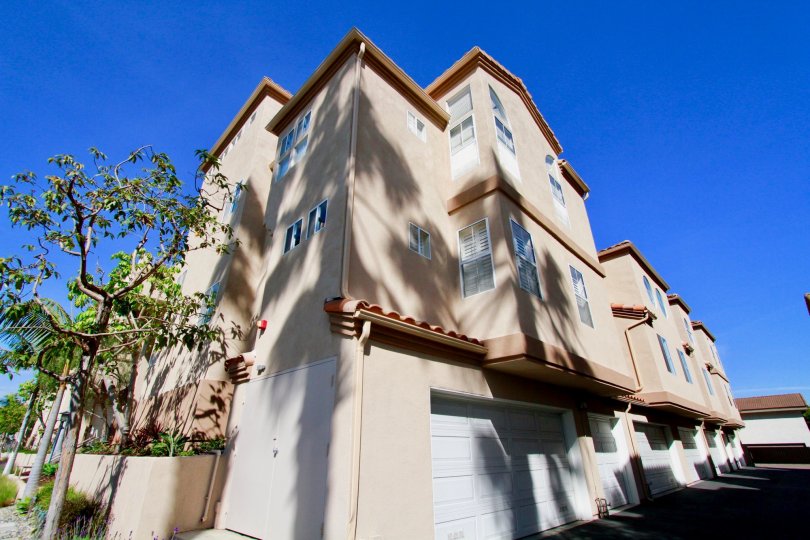 A sunny day at Villas at Huntington Beach in Huntington Beach, California.