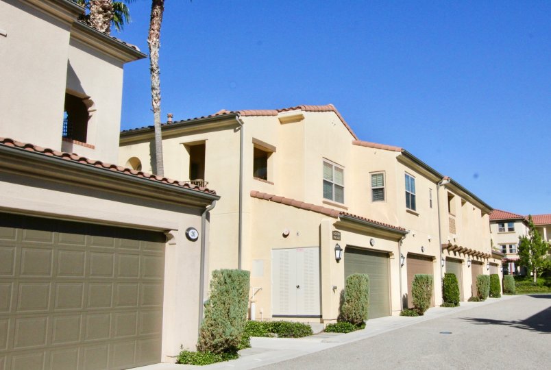 A row of two-storey units in Four Quartets community.