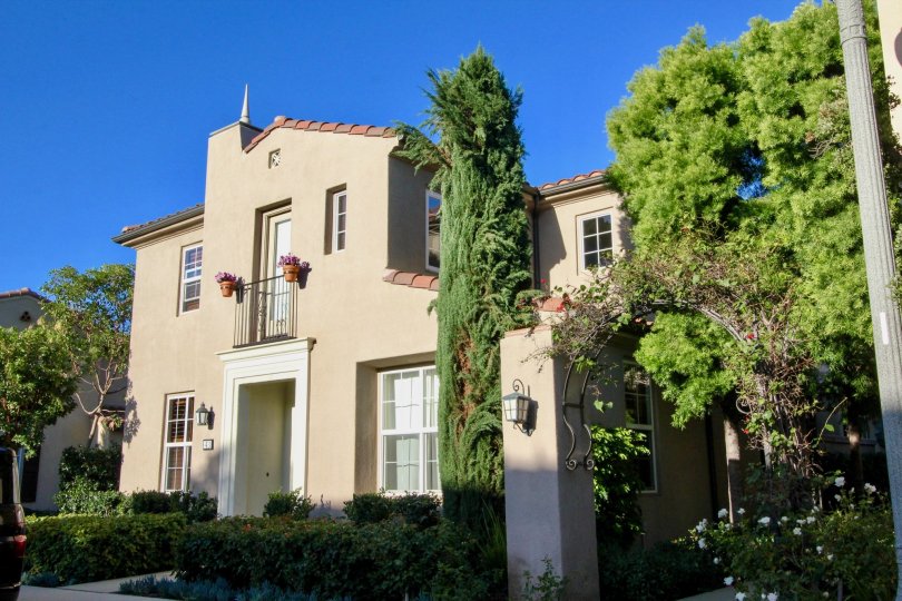 Pinkish Castle in Mericort Community, in Irvine California