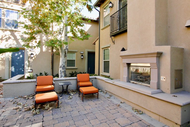 Excellent view of a sitting place near villa in San Carlos of Irvine