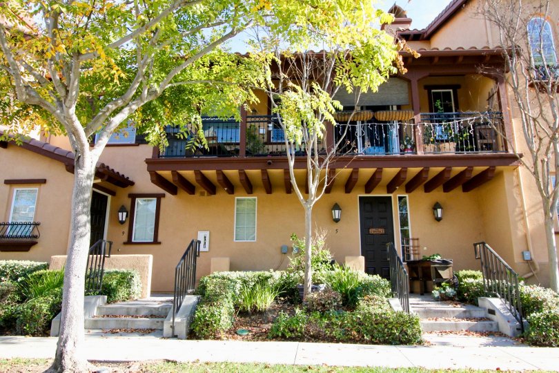 Tuscan Style House in California; Yellow House, West Coast Home