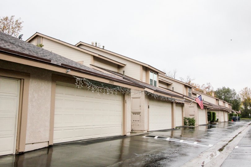 A nice cool day at the Smoketree condos in Lake Forest, CA.