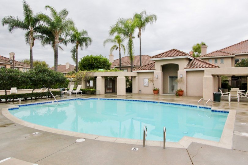 Nice interior pool at California Terrace, Mission Viejo, Califronia
