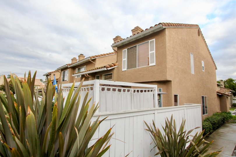 Outside beautiful over view of a building with slanting roof in Emerald Pointe I.