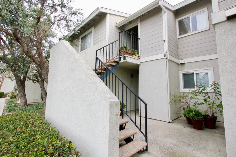 A big house is there with stair case in the Valencia.