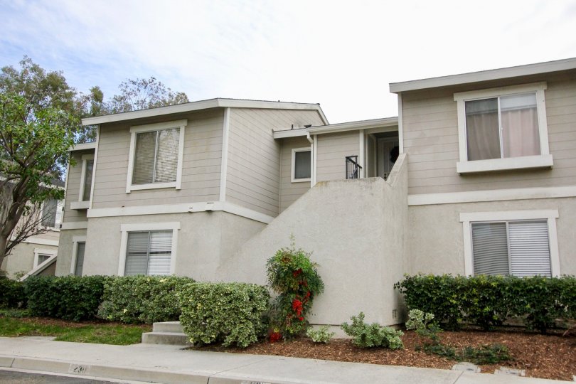 Cloudy sky at the Valencia in Mission Viejo, California