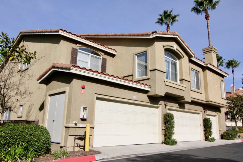 Street view of the Barcelona community in Rancho Santa Margarita, California.