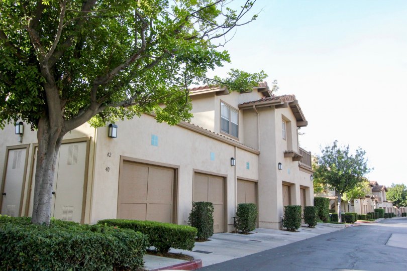 Well maintained community of Los Portillos in Rancho Santa Margarita, California.