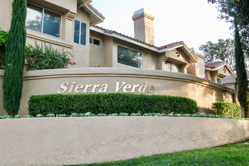 The entrance to Sierra Verde in Rancho Santa Margarita, California.
