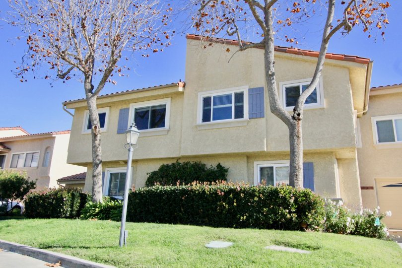 This house located in the Sunset Village community of San Clemente, California looks scenic on this nice clear day.