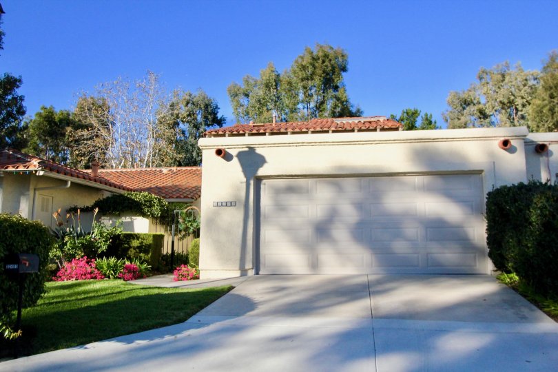 Flowers and front lawn at Captains Hill in San Juan Capistrano, CA