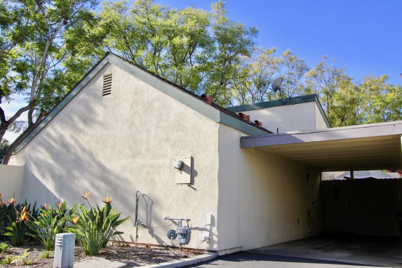 Side of house in Sun Hollow in San Juan Capistrano, CA
