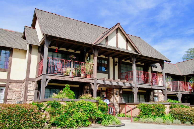 Outer View of a home in St Albans Community in Santa Ana, California.