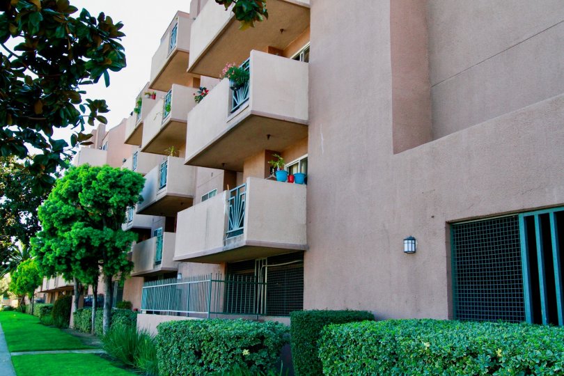 The Spectrum Building House have Beauty Park in Side View at Santa Ana city in Califorina