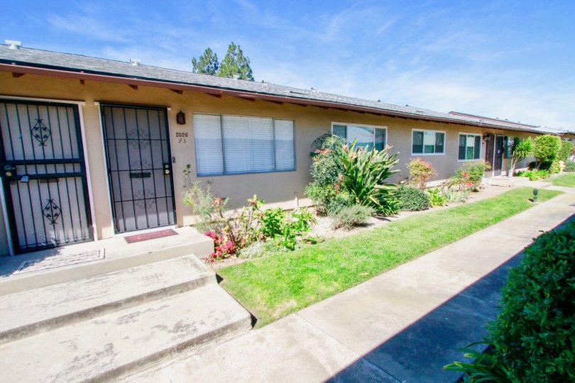 This is a picture of an apartment complex in Santa Ana, CA