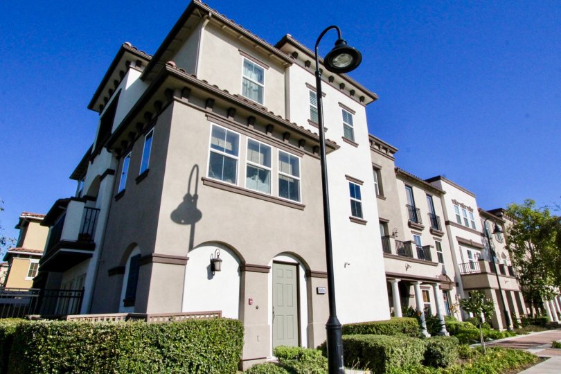 A three-storey townhouse in the Palazzo at Renaissance Plaza.