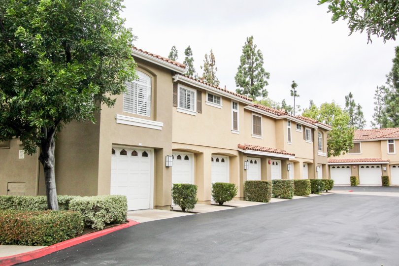 Perfect row of town homes in the Shadow Canyon Neighborhood.