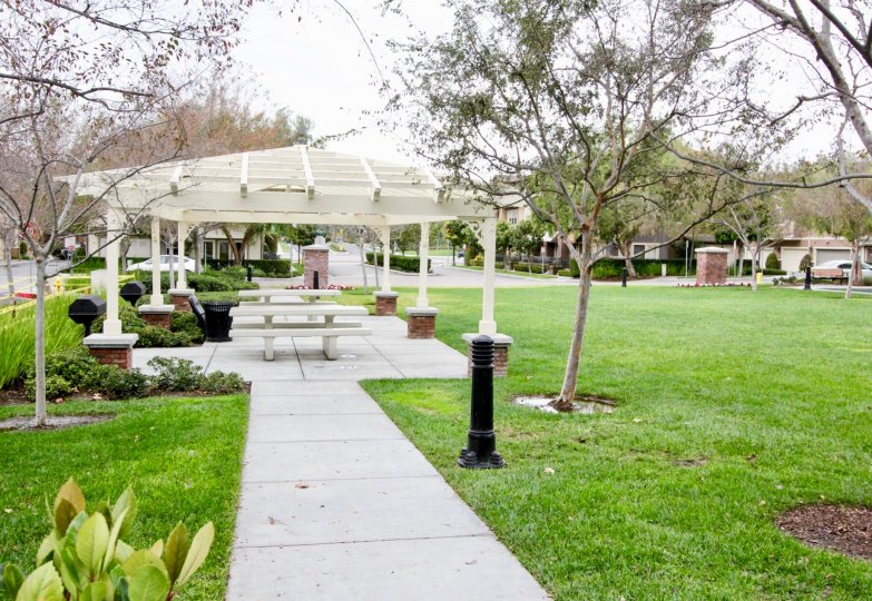 A playground in a park in the Tustin Field community of Tustin, California