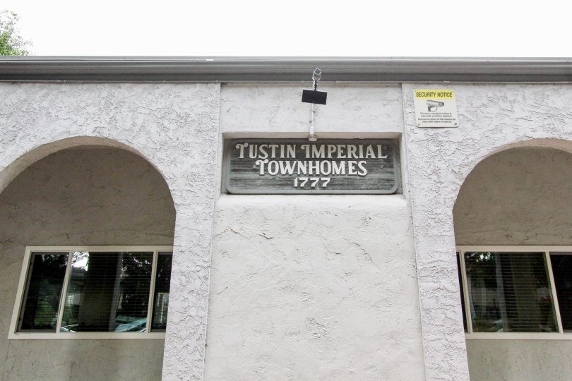 the imperial is a townhomes of the tustin city in california state