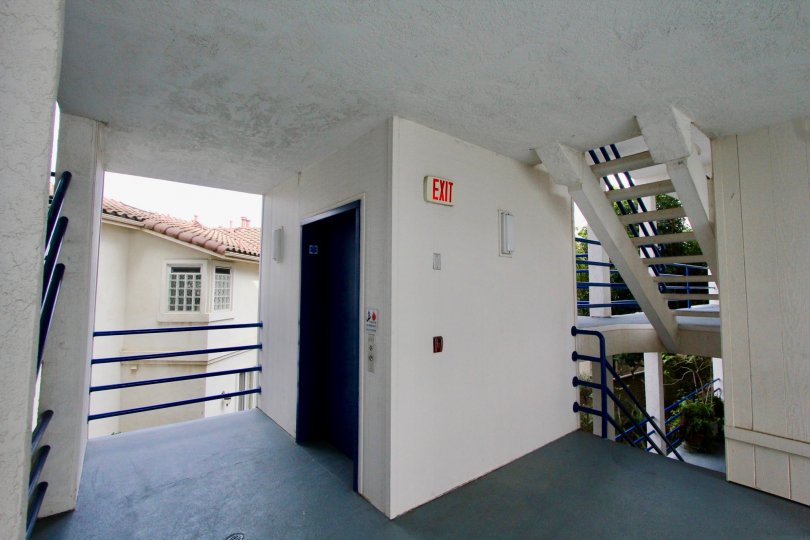 A interior of a house in the Llewellyn Shores under the staircase.