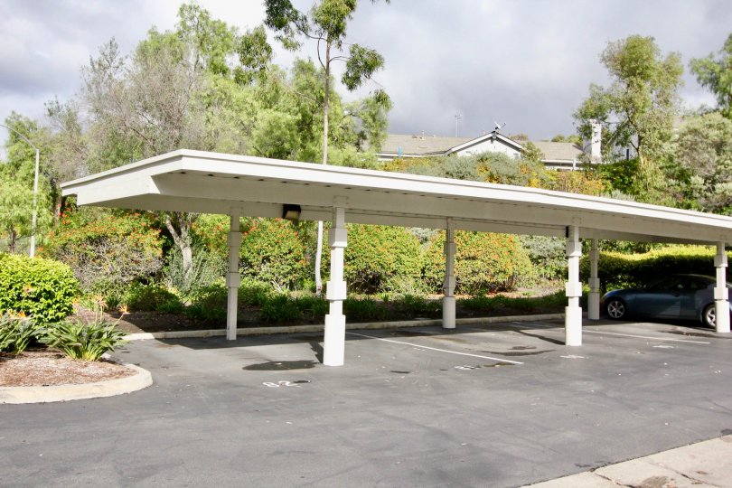 The Crest a community with carports in Carlsbad, California.