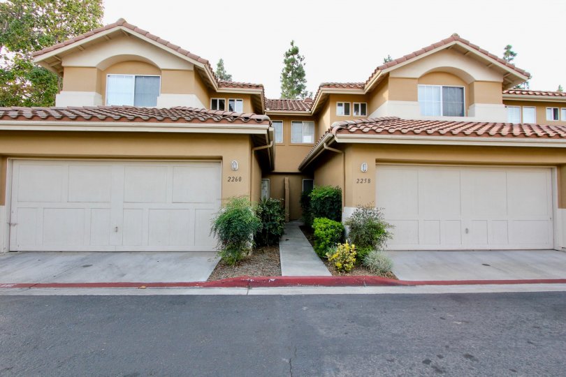 Mirrored side-by-side residential dwellings 2260 and 2258 at Chapala, Chula Vista, CA