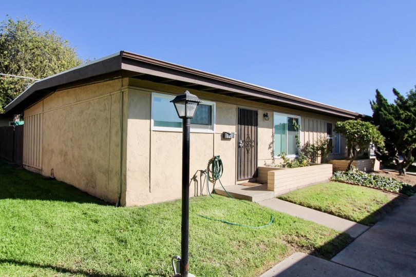 View of entry at Karen Condominiums in Chula Vista, CA