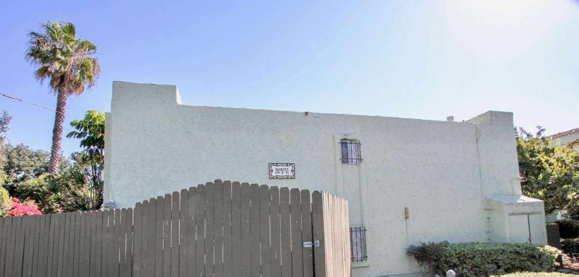 A look at the side of the Mission Gardens Community in sunny Chula Vista, CA