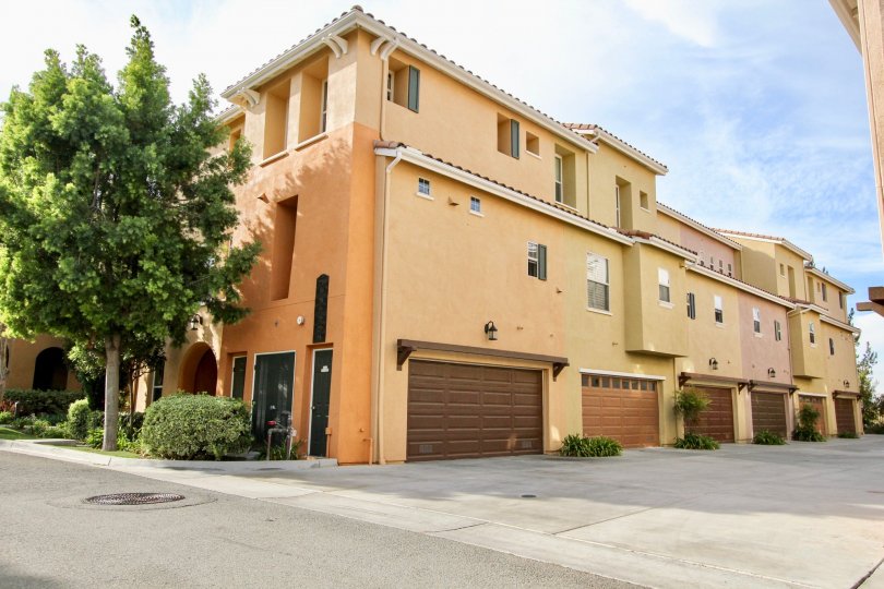 Side residence view with driving way and garage in Sedona, Chula Vista, CA
