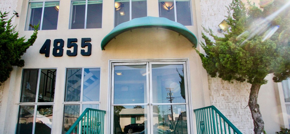 Cole Manor South ,Clairemont Mesa  ,California, beige building,number