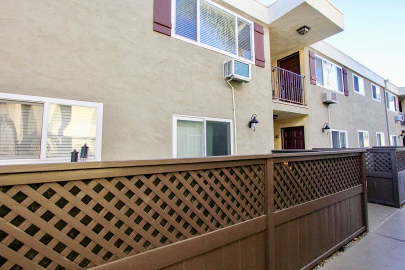 Heritage Park East, Clairemont Mesa ,California,brown compound wall