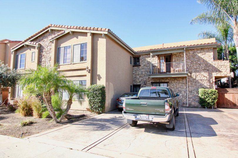 Talmadge Villas  , College Area ,California, car, blue sky