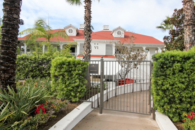 A sunny day in the gated community of Beach Village at the Del