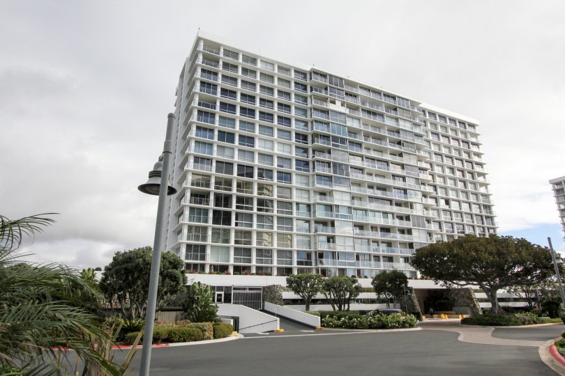 Condominium high rise at Coronado Shores in Coronado California