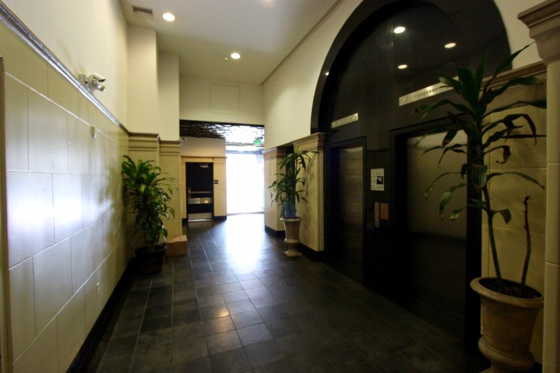 The elevator at Samuel Fox Lofts