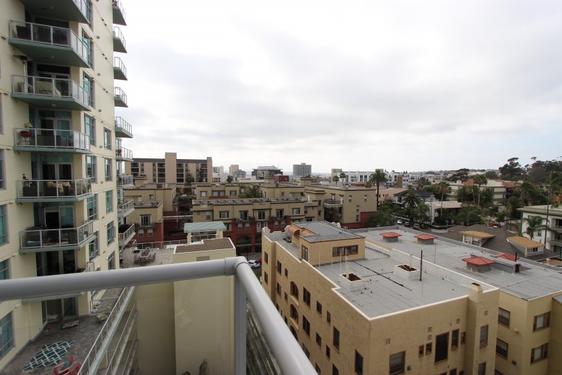 cloudy day for residents in the discovery area of downtown sandiego