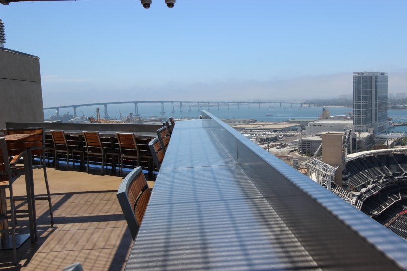 in the roof in cafe ans clear air for eat something