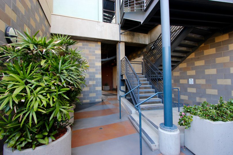 The Lofts @ 777 Sixth in Downtown San Diego: Winding Staircase