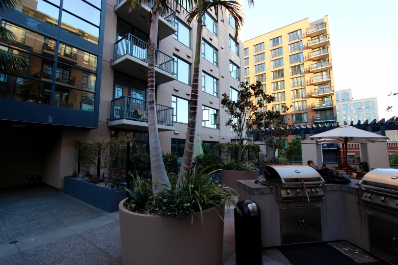 High class building view of trells community located at Downtown San Diego, California