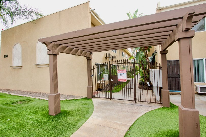 Gated access to Casa Bonita which features air conditoned units