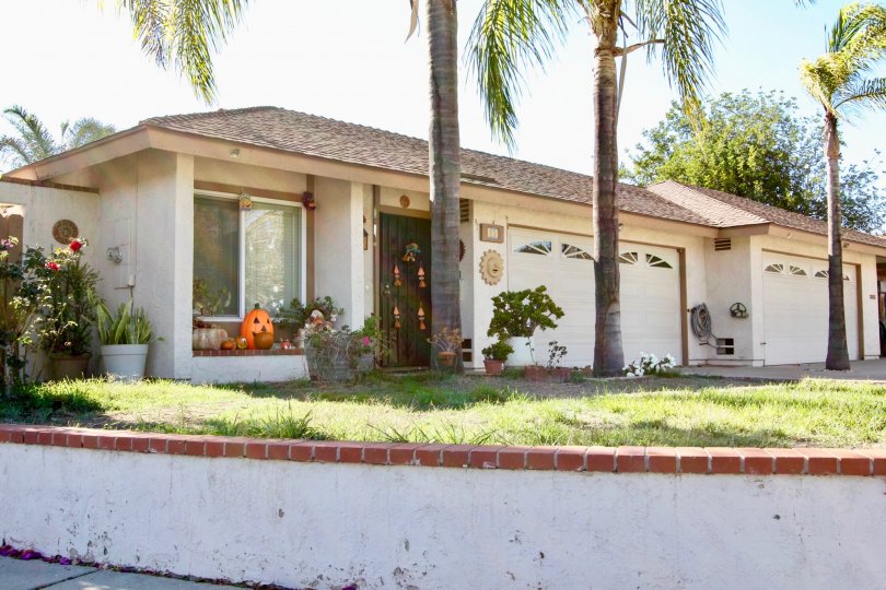 One story home with garages at Escondido HIlls in Escondido California