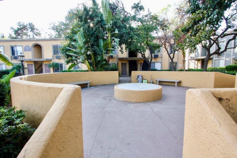 Courtyard at the Villa La Paz located in Escondido, California